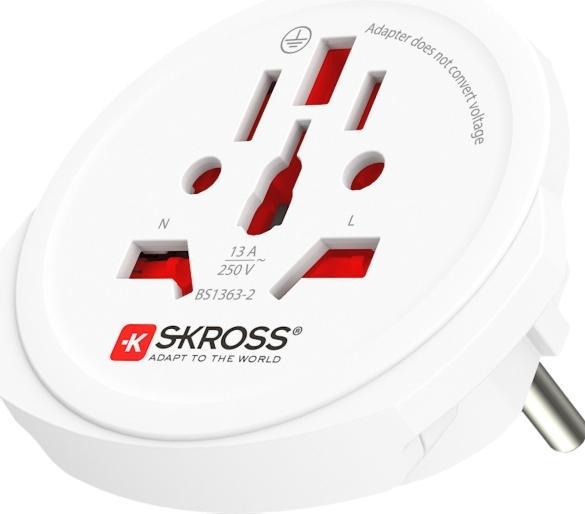 Actual product image Skross Länderstecker World to Europe