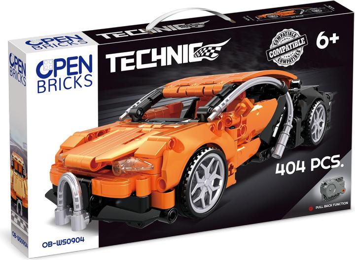 Image du produit Open Bricks Technic Car OB-WS0904 Kit voiture de sport orange