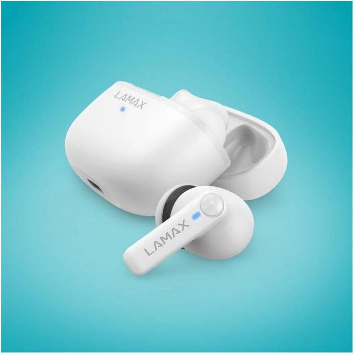 Image du produit Lamax Clips1 Play Casque sans fil intra-auriculaire Appels/Musique USB Type-C Bluetooth Blanc (35 h, Sans fil)