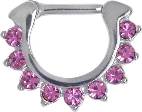 Pink, silberfarbig