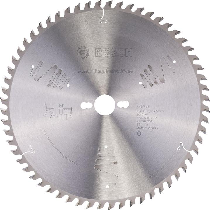 Image du produit Bosch Professional Zubehör Lame de scie circulaire Expert for Laminated Panel, 303 x 30 x 3,2 mm, 60