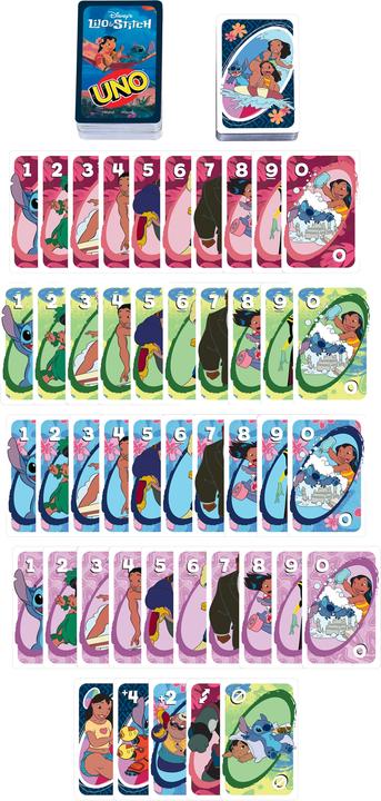 Actual product image Mattel Games UNO Lilo & Stich (German)