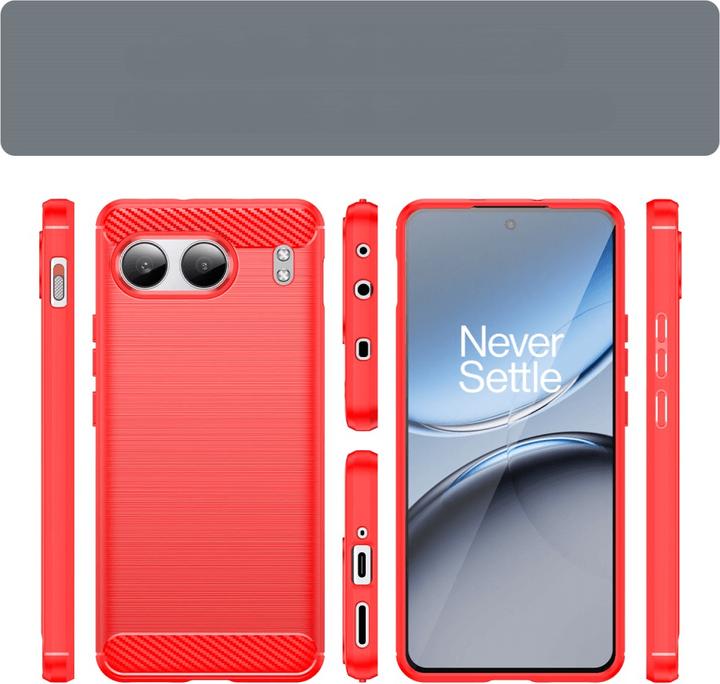 Actual product image Cover-Discount OnePlus Nord 4 - Metal Carbon Look Cover (OnePlus Nord 4)