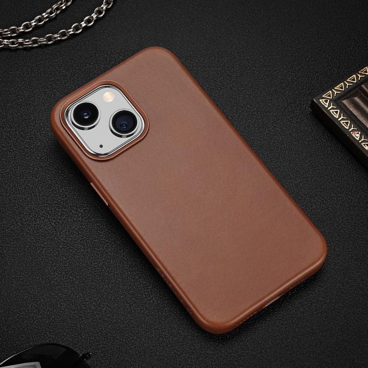 Actual product image Dux Ducis Naples Series Genuine Leather Case (Apple iPhone 14)