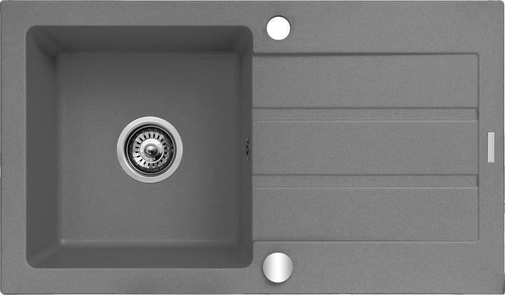 Produktbild Maidsinks Einbeckenspüle mit Abtropffläche Promo 76x44 1B 1D E070053701 (Einbauspüle mit Abtropffläche, 44 cm, 76 cm)