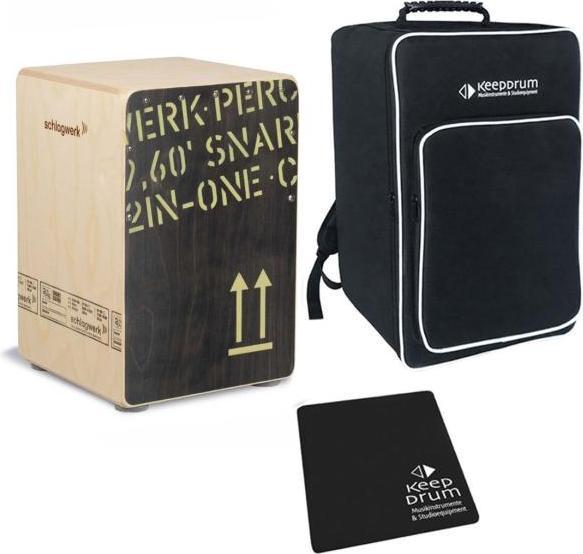 Produktbild Schlagwerk CP 403 BLK Cajon mit Tasche u. Sitzpad (Perkussion)