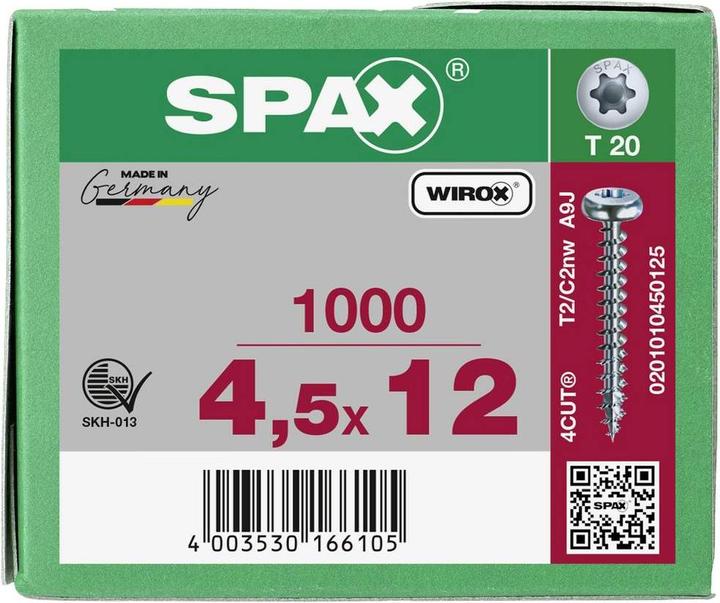 Actual product image Spax Chipboard screws (1000 Screws per piece)