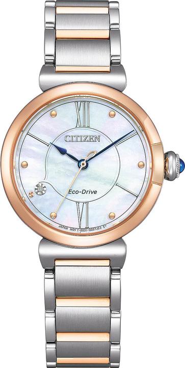 Immagine prodotto Citizen EM1074-82D Orologio da donna Eco-Drive Elegance 30mm 5ATM (Orologio da polso analogico, 30 mm)