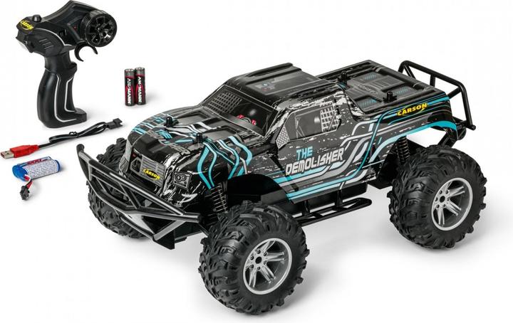 Immagine prodotto Carson 1:10 Il Demolitore 100% RTR turchese (RTR pronto all'uso)