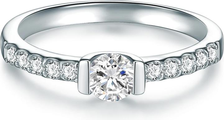 Produktbild Trilani Damen Sterling Silber Zirkonia silber - 9656 (56, 925 Silber)