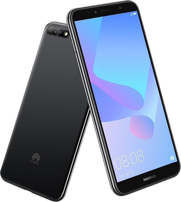 Immagine prodotto Huawei Y6 2018 (16 GB, Nero, 5.70", Doppia SIM + SD, 13 Mpx, 4G)