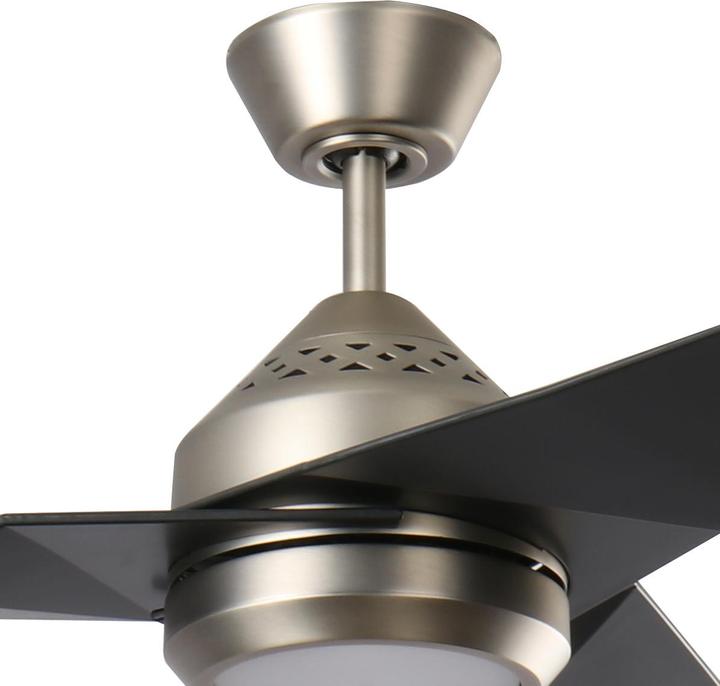 Produktbild Elstead Lighting Jade leiser Deckenventilator mit LED Licht Ø152cm + Fernbedienung Satin schwarz (45 dB)