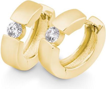 Actual product image Breuning Creoles - BRILL. 0,30 Ct. H/si (585, - Gold)