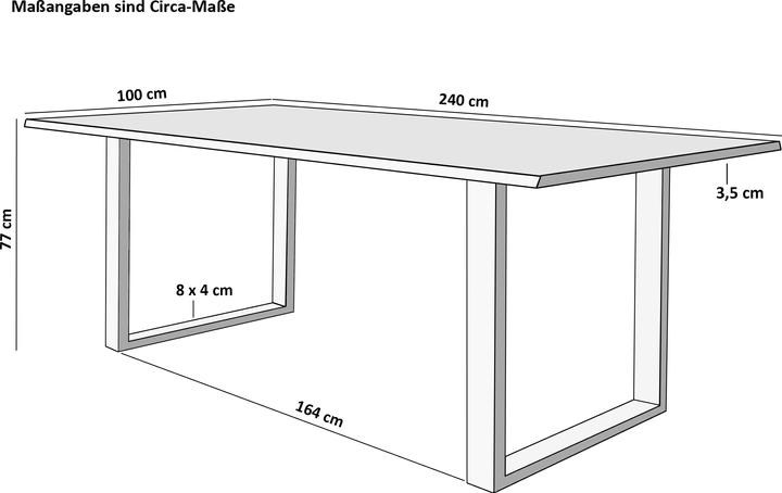Produktbild SAM Milo (240 x 100 x 77 cm)
