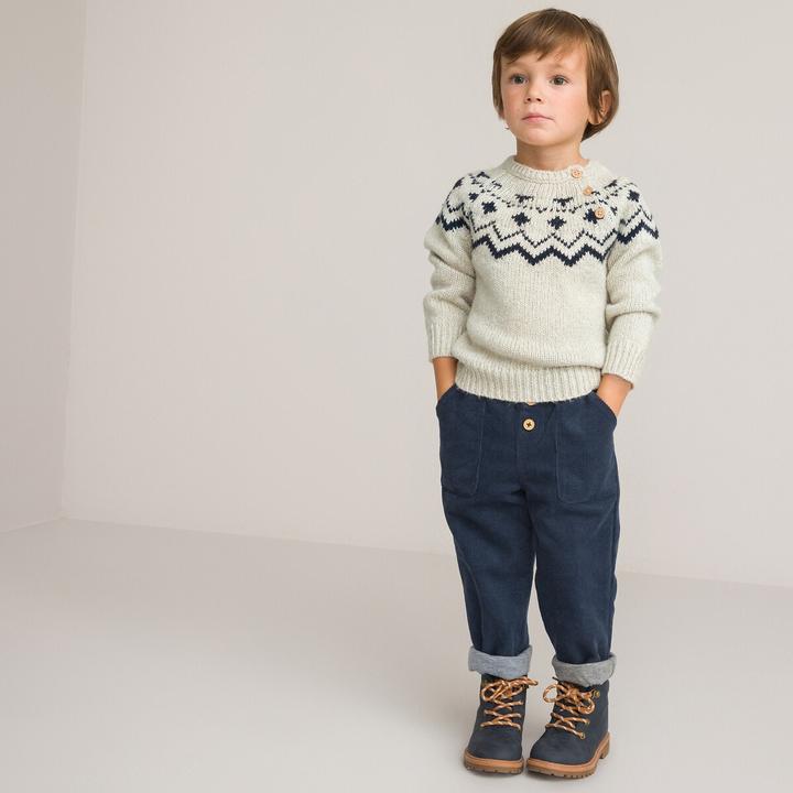 La Redoute Collections Gerade Cordhose mit Jerseyfutter (74)