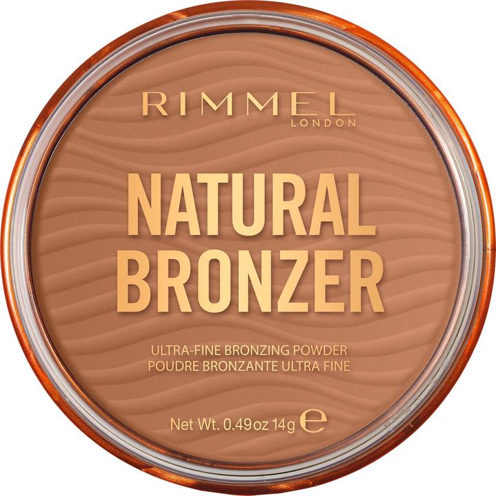 Rimmel London RIMMEL Natural Bronzer Gesicht Bronzer 002 Sunbronze 14g (002 Sunbronze, Bronzer, 14 g)