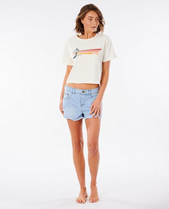Actual product image Rip Curl T-Shirt GOLDEN STATE CROP TEE (M)