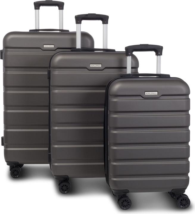 Immagine prodotto Worldpack Set di valigie Phoenix a 4 ruote 3 pezzi (184 l, XL (da 115l))