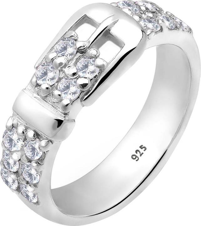 Produktbild Elli Ring Gürtel Basic Zirkonia 925 Silber (56, 925 Silber)
