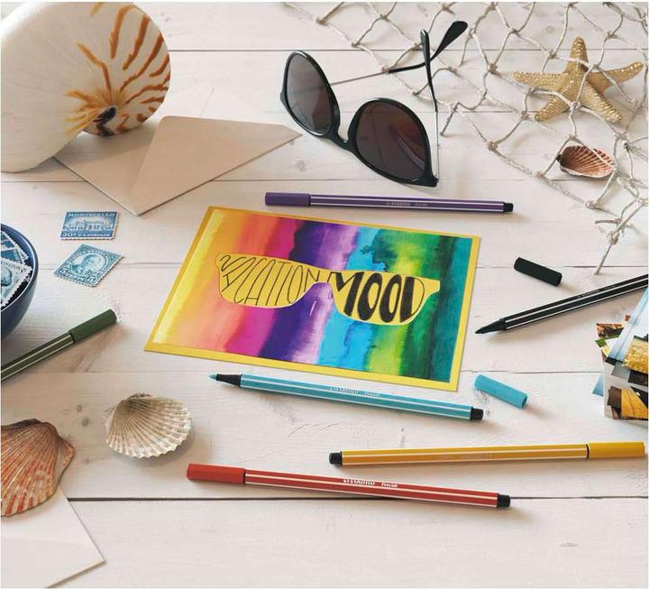 Produktbild STABILO Pen 68 Premium-Filzstift (Dunkelgrau, 1 x)