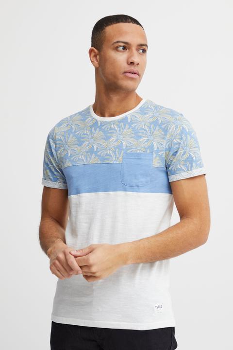 Immagine prodotto Solid Florian T-Shirt Con Disegno Maglietta A Manica Corta Da Uomo Con Girocollo In Cotone 100% (L)