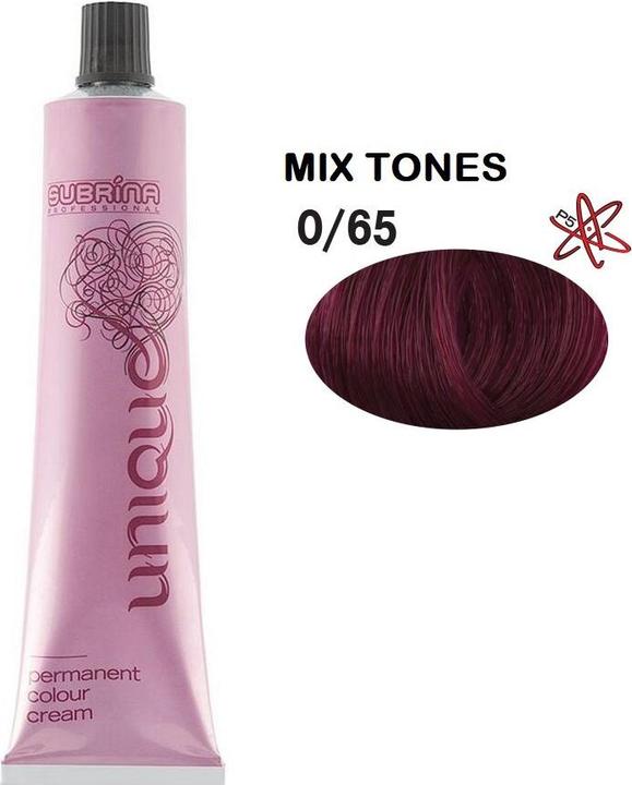 Produktbild Subrina Professional Unique Permanentes Haarfärbemittel 065 Mahagoni - 100 ml (065 Mahagoni)