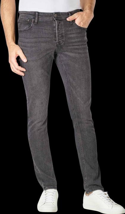 Actual product image Jack & Jones Glenn Jeans Slim Fit Black Denim (W28/L30)