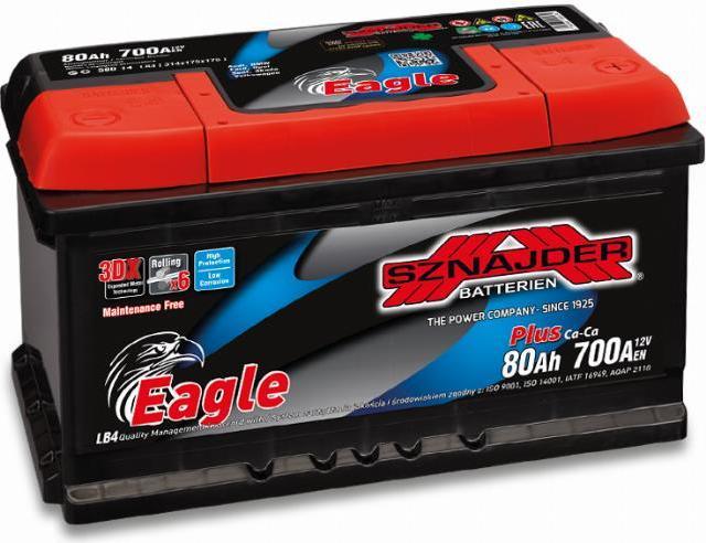 Image du produit Gens Ace BATTERIE SZNAJDER EAGLE 12V/80AH/700A