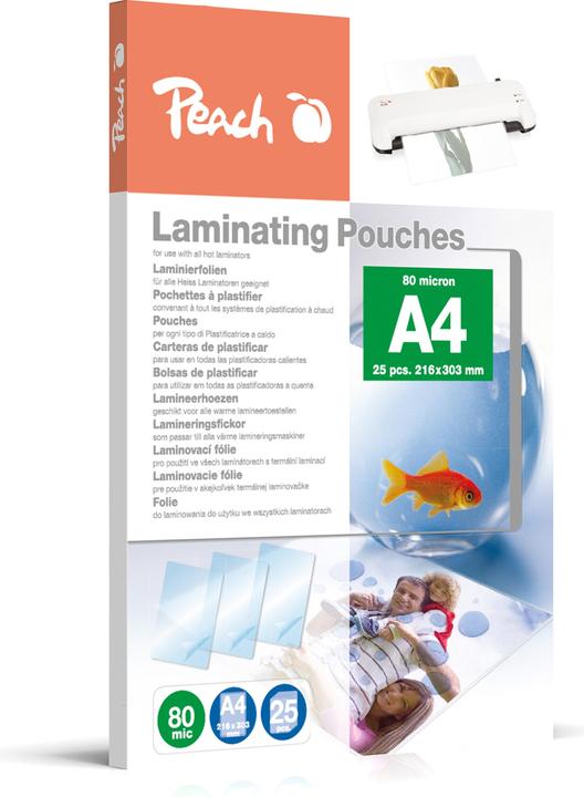 Image du produit Peach Ppr080-02 (A4, 25 pièce(s), 80 µm)