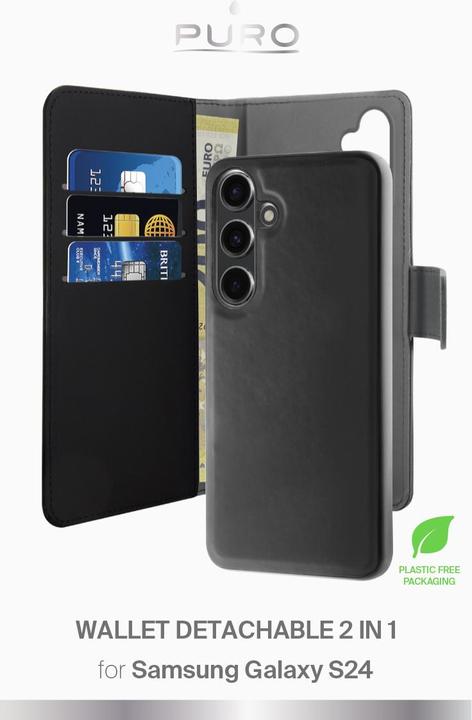 Produktbild SBS Puro Book Case schwarz (Samsung Galaxy S24+)