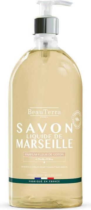 Immagine prodotto BeauTerra Sapone liquido Marsiglia Fiori di Cotone Fl 300 ml (Sapone liquido, 718.25 ml)