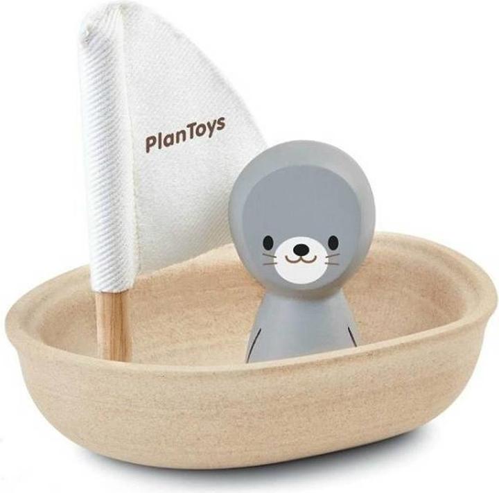 Produktbild Plantoys Segelboot - Seelöwe