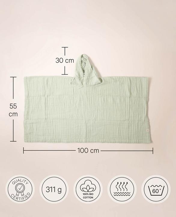 Produktbild Esmée Kinder Bademantel, Poncho (86, 92)