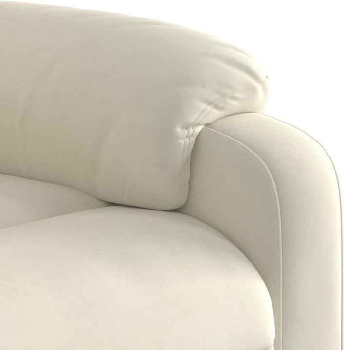 Actual product image VidaXL Massage chair with stand-up aid electric velvet