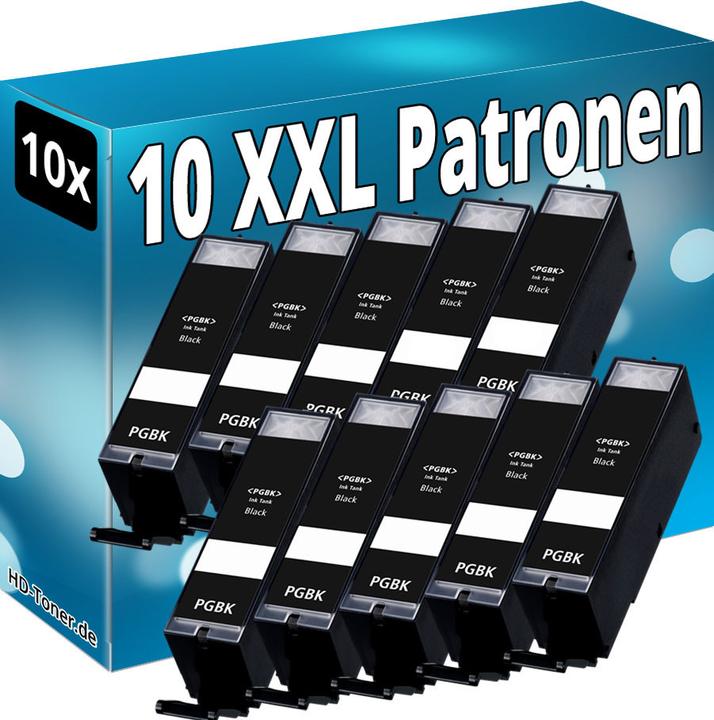 Actual product image Druckfuxx 10x XL TINTE PATRONEN für CANON PIXMA MG5500 MG5600 MG6300 MG6400 MG66