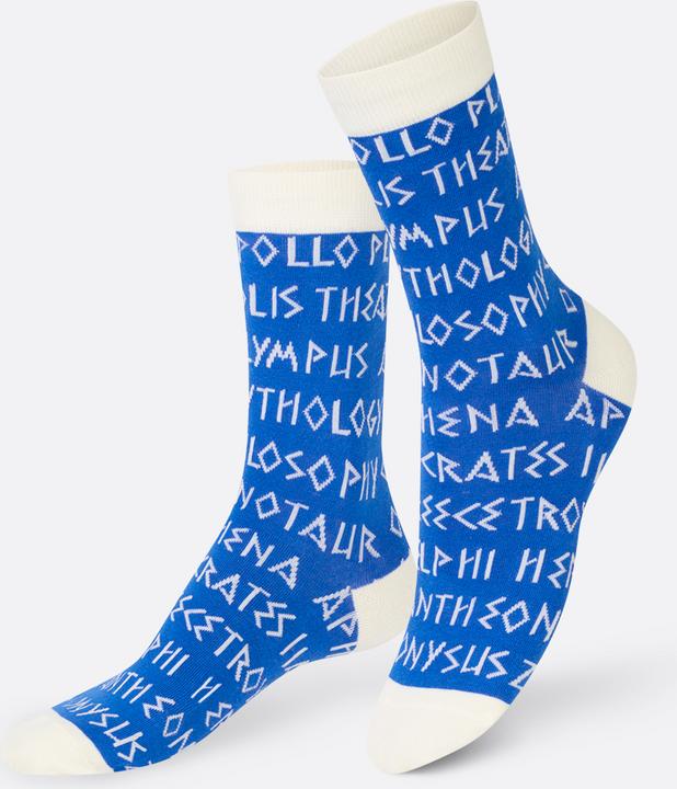 Produktbild Eat My Socks Socks, Ancient Greece, 2 Paar Motivsocken (One Size)
