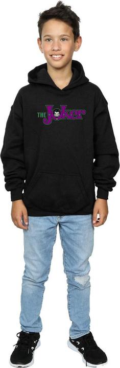 Actual product image Boys The Joker Text Logo Hoodie (128)
