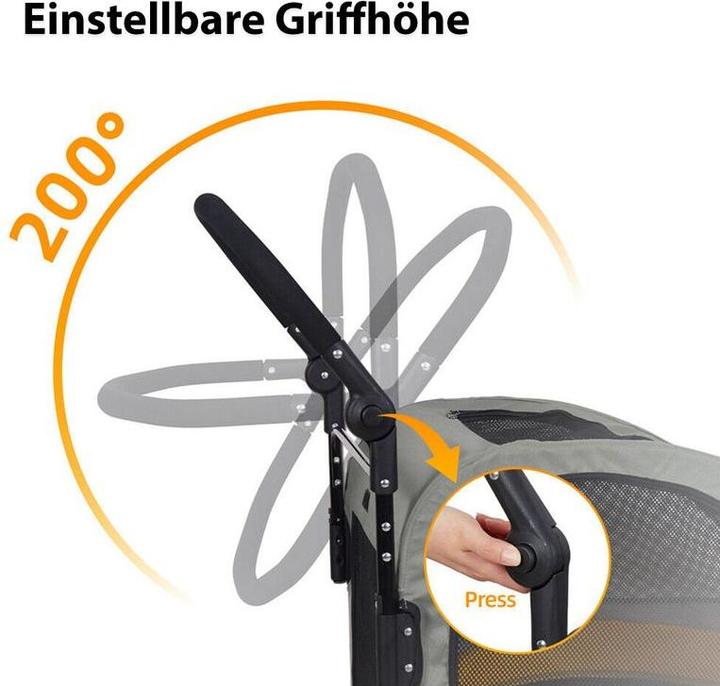 Actual product image Hermex Dog buggy (Dog, Breathable, Foldable)