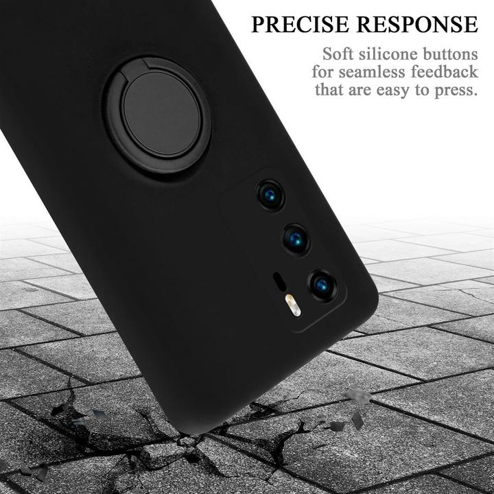 Produktbild Cadorabo TPU Liquid Ring Silicone Case Hülle (Huawei P40)