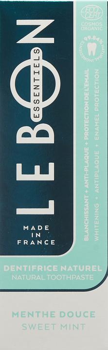 Image du produit Lebon Dentifrice Bio Menthe douce (80 ml)