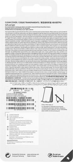Image du produit Samsung couvercle de protection transparent (Samsung Galaxy Note 20 Ultra)