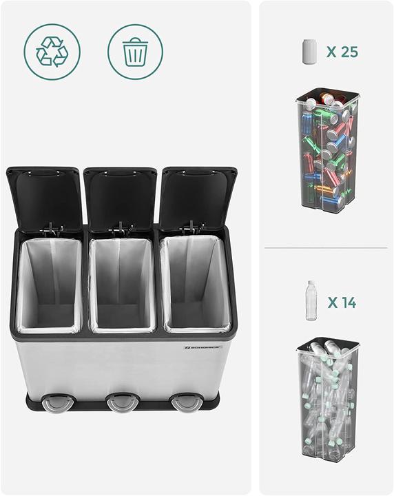Image du produit Vasagle Rubbi (54 l)