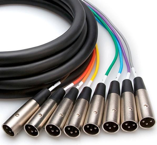 Produktbild Hosa DTM-803 Multicore Kabel 8-fach XLR-M DB25 3m (3 m)