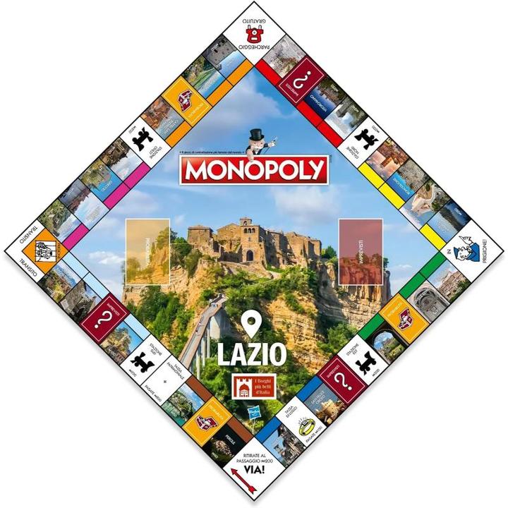 Actual product image Winning Moves Monopoly - I Borghi Più Belli D'Italia - Lazio
