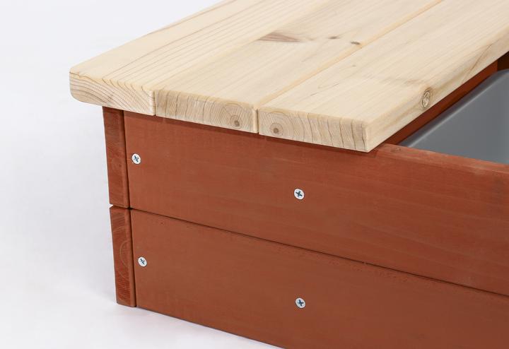 Produktbild Pinolino Sandkasten „Hedda”, rot/natur