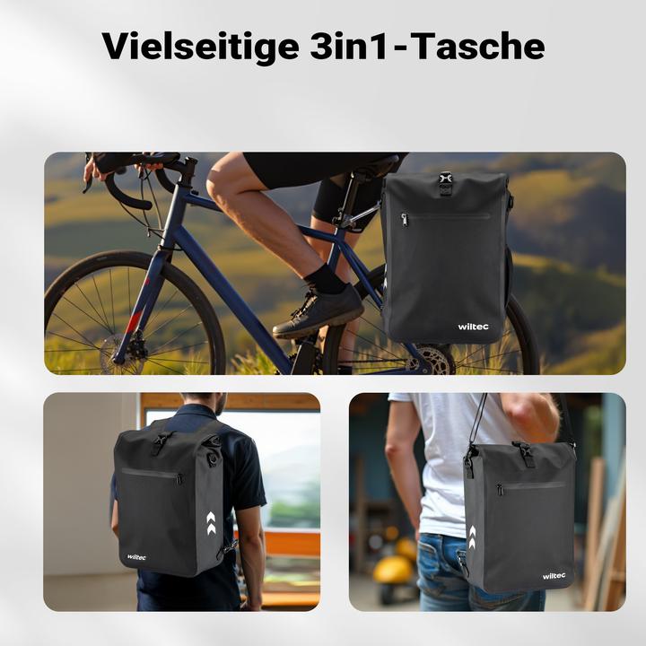 Immagine prodotto Wiltec Gepäckträgertasche (25 l, Borsa portapacchi)