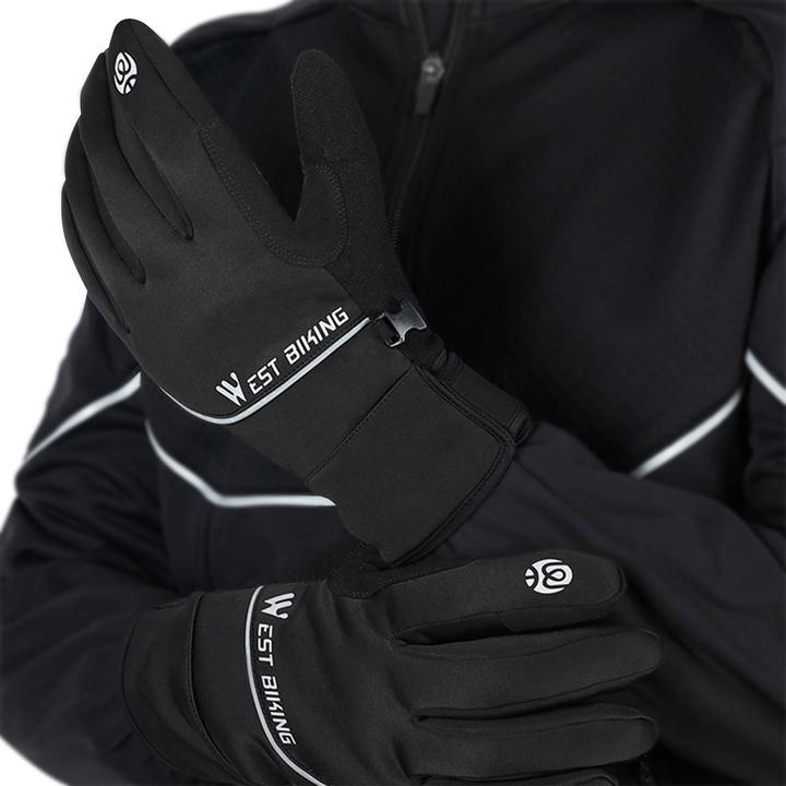 Immagine prodotto Avizar Guanti sportivi e guanti touchscreen West Biking Unisex, taglia S - Nero (S)