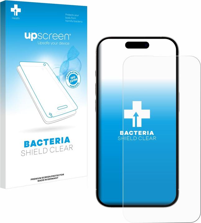 Actual product image upscreen Antibacterial Protector (1 Piece, Apple iPhone 15 Pro)