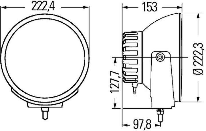 Immagine prodotto Hella Fari allo xeno per DAF SCANIA VOLVO VDL