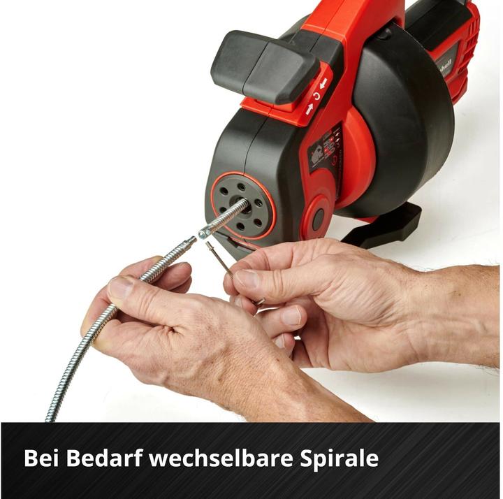Actual product image Einhell Battery Pipe Cleaner TE-DA 18/760 Li Solo (Rechargeable battery operated)